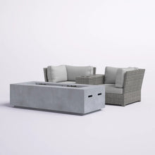 Load image into Gallery viewer, Outdoor Elegance Conversation Set With Fire Pit