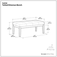Load image into Gallery viewer, Lacey - Upholstered Tufted Ottoman Bench