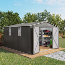 Load image into Gallery viewer, Outdoor Storage Shed With Lockable Doors