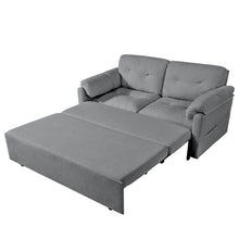 Load image into Gallery viewer, Convertible Pull Out Sofa Bed Queen Size, 3 In 1 With Side Storage