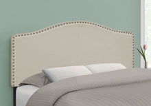 Load image into Gallery viewer, Full Size, Bed Headboard Only, Upholstered, Transitional - Beige