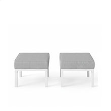 Load image into Gallery viewer, Patio Ottomans With Cushions, All-Weather Footrests (Set of 2)