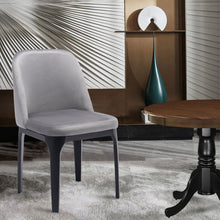 Load image into Gallery viewer, Upholstered Velvet Dining Side Chair - Gray