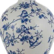 Load image into Gallery viewer, 24" Urn Table Lamp With Empire Shade - Blue