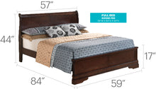Load image into Gallery viewer, Sleigh Bed With Low Footboard