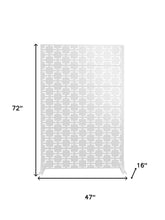 Load image into Gallery viewer, Six Panel Screen Room Divider (720051) - White
