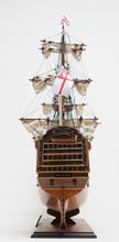Load image into Gallery viewer, Hand Painted HMS Victory Exclusive Edition Model Boat - Brown