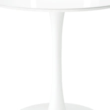 Load image into Gallery viewer, 32" White Metal Dining Table