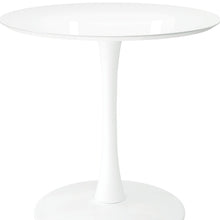 Load image into Gallery viewer, 32" White Metal Dining Table
