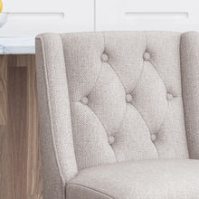 Load image into Gallery viewer, Vienna - Contemporary Fabric Tufted & Wingback Counter Stools (Set of 2)