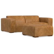 Load image into Gallery viewer, Rex - Handcrafted Sectional Sofa And Ottoman