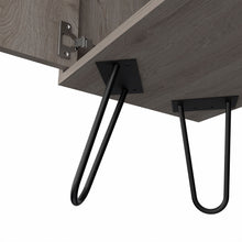 Load image into Gallery viewer, Light Bar Cabinet With Two Door Panels - Gray