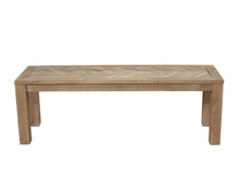 Load image into Gallery viewer, 60" Natural Distressed Solid Wood Dining Bench