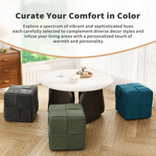 Load image into Gallery viewer, Modern Ottoman Foot Rest With Woven Design