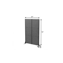 Load image into Gallery viewer, Three Panel Screen Room Divider (720063) - Black