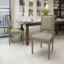 Load image into Gallery viewer, Traditional Style Dining Chair Set With Fabric Upholstery