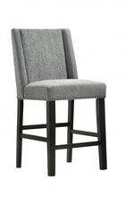 Load image into Gallery viewer, Solid Wood Bar Chairs (Set of 2) - Charcoal And Espresso