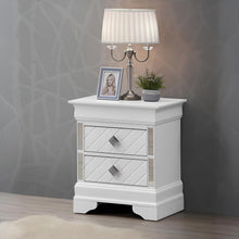 Load image into Gallery viewer, Verona - Accent Nightstand - Silver Champagne