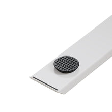 Load image into Gallery viewer, Adjustable Natural and White Wood and Stainless Steel Rolling Computer Desk