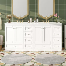 Load image into Gallery viewer, Shaker Free Standing Bathroom Vanity Cabinet & Sink, Soft Close Drawers, Soft Close Doors