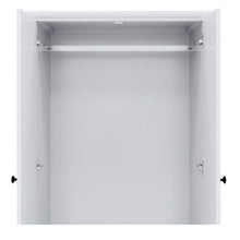 Load image into Gallery viewer, 71" Wood Mirro Two Door Two Drawer Combo Dresser - White