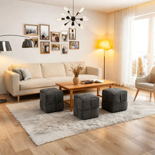 Load image into Gallery viewer, Modern Ottoman Foot Rest With Woven Design