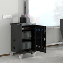 Load image into Gallery viewer, Mobile Charging Cart For Tablets Laptops 35, Device Capacity Matt Metal