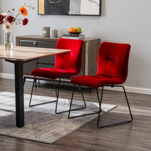 Load image into Gallery viewer, Dining Chairs (Set of 2) - Red