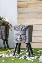 Load image into Gallery viewer, Greek God Statue Planter With Legs - Gray