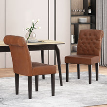 Load image into Gallery viewer, Broxton - Tuft Dining Rolltop Chairs With Button Tufted Backrest (Set of 2)