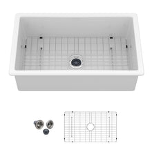 Load image into Gallery viewer, Rectangular Deep Single Bowl, Kitchen Sink With Dual Mount Installation