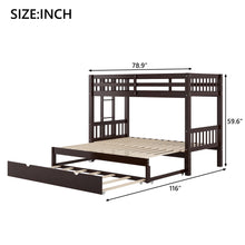 Load image into Gallery viewer, Smooth Mobility Bunk Bed With Trundle