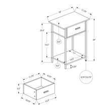 Load image into Gallery viewer, Contemporary 2 Tier Accent Table With Storage Drawer
