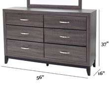 Load image into Gallery viewer, 1 Piece Dresser Bedroom Furniture - Gray