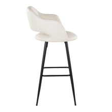 Load image into Gallery viewer, Margarite - Contemporary Fixed Height BarStool With Square Footrest (Set of 2)