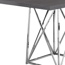 Load image into Gallery viewer, 48" Metal Dining Table - Gray / Silver