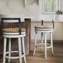 Load image into Gallery viewer, Stool With Natural Seagrass Seat