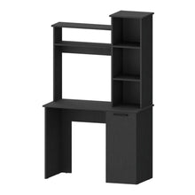 Load image into Gallery viewer, 39" Black Computer Desk With Hutch