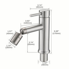 Load image into Gallery viewer, 2 Mode Bathroom Faucet With 360 Degree Rotating Aerator For Sink