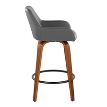 Load image into Gallery viewer, Daniella - Contemporary Fixed Height Counter Stool With Swivel With Round Footrest (Set of 2)