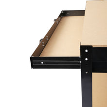 Load image into Gallery viewer, Wood Work Bench - Black / Light Brown