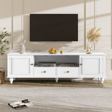 Load image into Gallery viewer, TV Stand For TVs Up To 80", Entertainment Center With Open Compartment