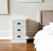 Load image into Gallery viewer, Classic Three Drawer Nightstand - White