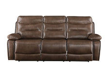 Load image into Gallery viewer, Aashi - Leather Gel Match 3 Piece Recliner Living Room Set - Brown