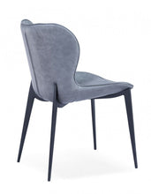 Load image into Gallery viewer, Upholstered In Faux Leather Dining Side Chairs Without Arms (Set of 2) - Gray