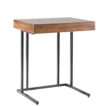 Load image into Gallery viewer, Wynn - Pull Up Table With Storage Compartment 22X16X26" - Pecan