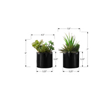 Load image into Gallery viewer, Artificial Succulent Plants (Set of 2)
