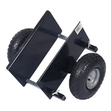 Load image into Gallery viewer, Heavy Duty 600Lb Panel Dolly With 10In. Pneumatic Wheels Alloy Steel - Black