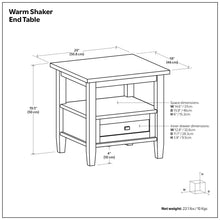 Load image into Gallery viewer, Warm Shaker - Handcrafted Table