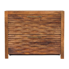 Load image into Gallery viewer, Round Accent Cabinet With Two Drawers (738393) - Brown